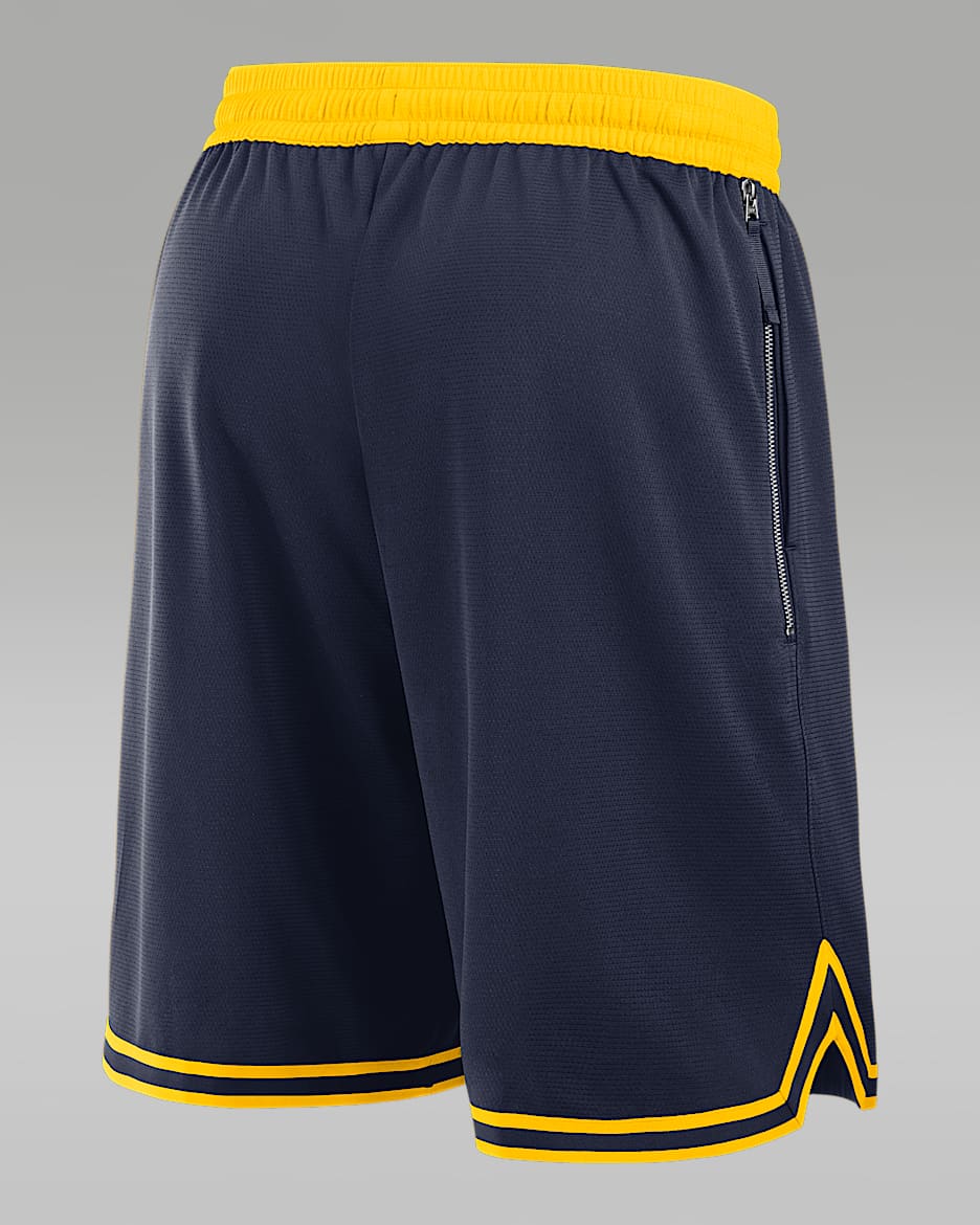 Michigan Wolverines Basketball Men s Jordan Brand Dri FIT College Shorts. Nike